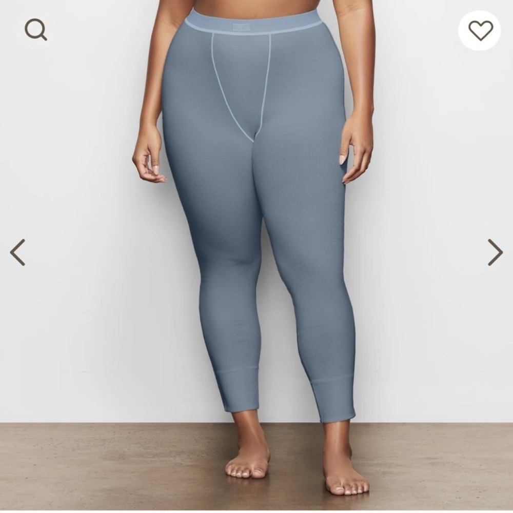 Skims Cotton Rib Legging. Size XXS. - Picture 6 of 10